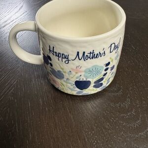 Threshold Floral Happy Mother's Day Mug - Cream and Blue